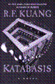 cover artwork for katabasis. it is heavily edited to be colorized purple and dithered so that it's barely recognizable as anything.