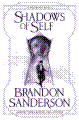 cover artwork for shadows of self. it is heavily edited to be colorized purple and dithered so that it's barely recognizable as anything.